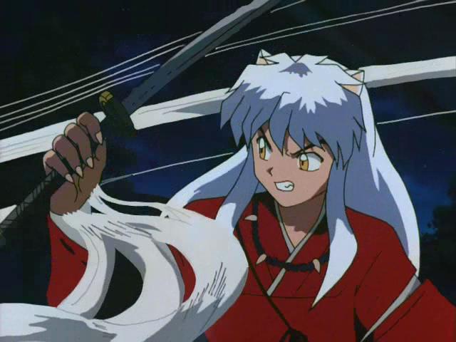 Otaku Gallery  / Anime e Manga / Inu-Yasha / Screen Shots / Episodi / 013 - L`enigma della luna nuova! Inuyasha dai capelli neri! / 088.jpg